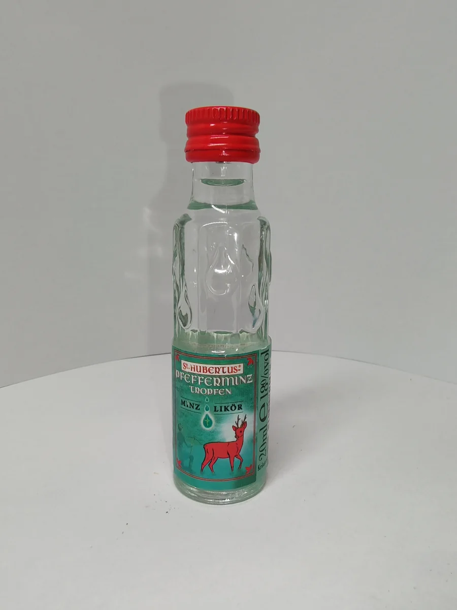 St. Hubertus Pfefferminz Tropfen Minz Likör
